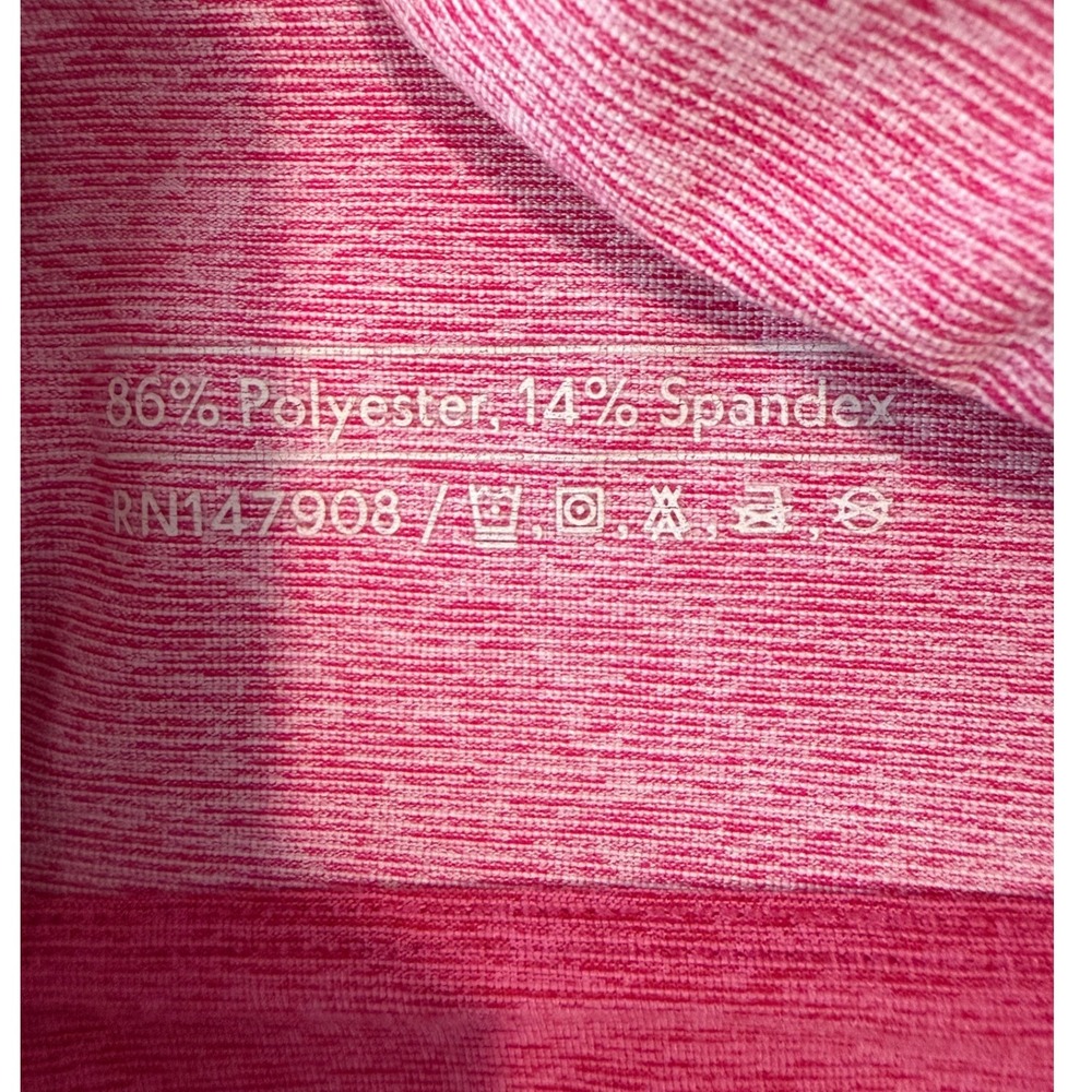 Outdoor Voices Pink Heathered Sports Bra Size XS Barbiecore Crop Top Workout - Picture 4 of 4